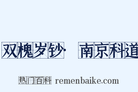 双槐岁钞·南京科道是什么意思的图片